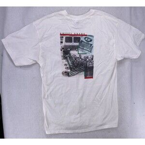 Vintage 90s Krispy Kreme Doughnuts T Shirt Anvil USA Fabric Graphic Tee Mens XL